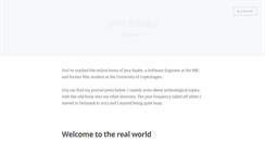Desktop Screenshot of jens.raaby.co.uk